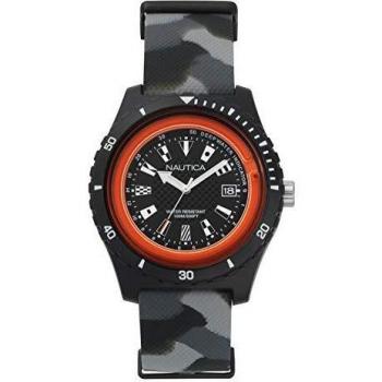 Nautica Mens Analogue Quartz Watch with Rubber Strap NAPSRF005