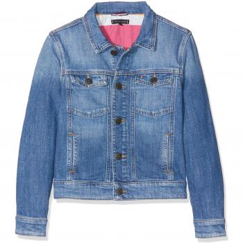Tommy Hilfiger Trucker Boys Fiamc, Chaqueta Niños, Azul