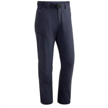 Maier Sports Oberjoch Men's Outdoor Pants - Insulated, Regular Fit, 4 Zipper Pockets, Dark Blue