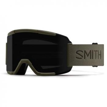 Máscara de Esquí Smith Squad Verde Bosque con Lente ChromaPop Sun Black