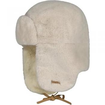 Barts Lucernia Bomber Kids Unisex Fur Hat - White - 53 cm