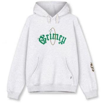 Sudadera Grimey 'Saoirse' Vintage Sport Gris con Capucha para Hombre