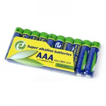 Baterías AAA Alcalinas Super (Pack de 10 unidades) Gembird