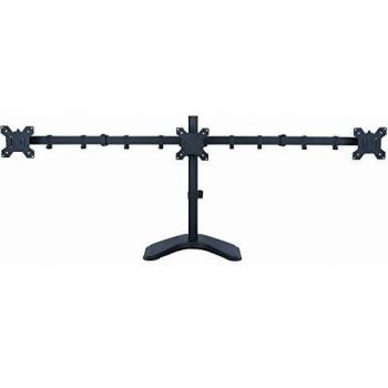 Soporte para monitor triple con pie para Dell 24 U2414H