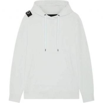 Ma.strum Men's White Hoodie, Size L