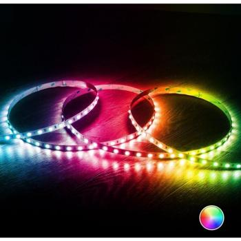 Tira LED 24V RGB SMD 60 LED/m 5m 10W/m Ancho 10mm Corte cada 10cm IP20