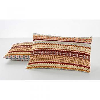 Funda de Almohada 100% Algodón Siena Ocre 50x75 cm - Set de 2 Unidades