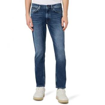 Vaquero Slim Fit Gant para Hombre, Tiro Medio, Algodón Denim Azul Vintage 36/34