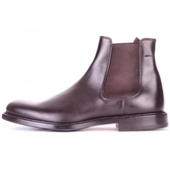 Mille885 Men's Brown Leather Chelsea Boots Size 8 US