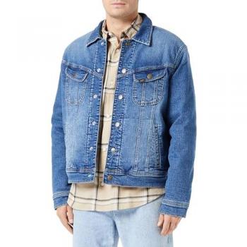 Cazadora de hombre vaquera reversible Lee Rider en color azul, Mid Dark, talla M