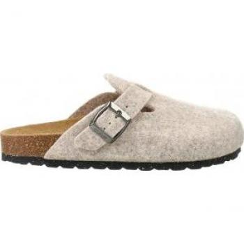 Pantuflas Eco Taraz CMP para mujer, color melange hueso, talla 40