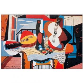 Artopweb, 1924-60x90 cm Panel Decorativo con Diseño Picasso Mandolino E Chitarra, 1924, Madera, Multicolor, 90x3x60 cm