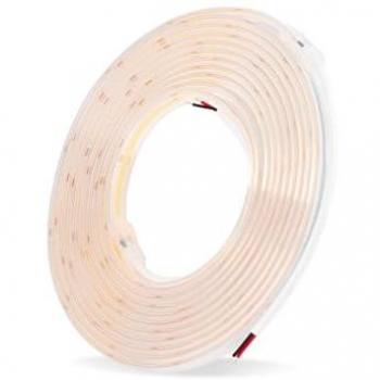 Tira LED COB 24V DC - 12W/m - 10mm - IP67 - Rollo de 5 metros - Corte cada 5cm