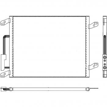 BEHR HELLA SERVICE 8FC 351 301-101 Condensador, aire acondicionado