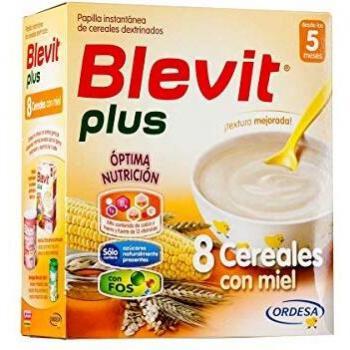 BLEVIT PLUS 8 CEREALES CON MIEL 600 GRS