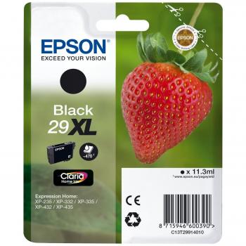 Epson Claria Home - Cartucho de Tóner para XP235, Paquete Estándar, XL, Color Negro, Válido para los Modelos XP-342, XP-345, XP-432, XP-442 y Otros