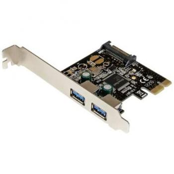 StarTech.com 2 Port PCI Express (PCIe) SuperSpeed USB 3.0 Controller Card with SATA Power