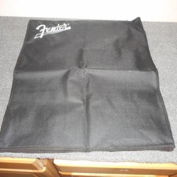 Fender Rumble 210 Bass Cabinet Cover - Black with White Embroidered Logo