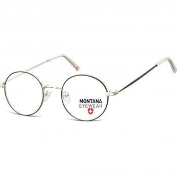 Montana Eyewear MM584 Armazones para Hombre Negros, Lentes Recetadas 49, Gafas Recetadas Negras