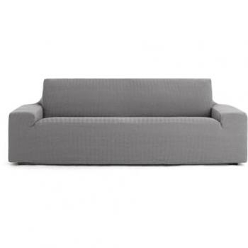 Funda Sofá Eysa Jaz Gris 3 Plazas Bielástica 180 - 260 cm, Protege Tu Sofá, Dimensiones 70 x 120 x 260 cm, Modelo Premium Mod/7