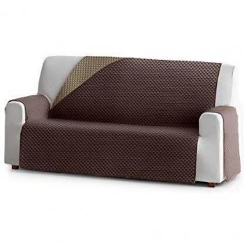 Eysa Oslo Funda, Poliéster, C/7 Marron-Vison, 3 plazas 160cm. Válido para sofá Desde 170 a 210cm