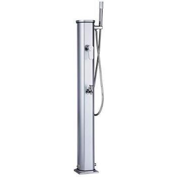 Ducha Solar 20 L. De Aluminio Jolly Go Inox Ds-Jg141nx Poolstar - Ducha Solar Exterior, capacidad de 20 litros, dimensiones 24x26x120 cm, fabricada en aluminio, incluye
