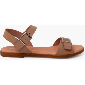 Sandalias abiertas de niña con pala y hebilla ancha