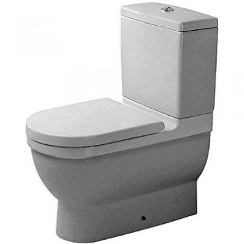 Duravit Starck 3 - Inodoro pie starck 3 tanque bajo serie dual blanco