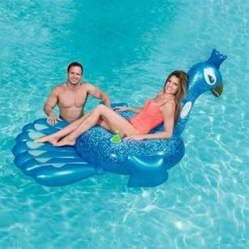 Hinchable Pavo Real Bestway con Asas 198 x 164 cm