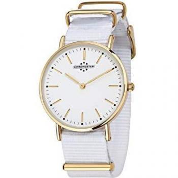 CHRONOSTAR Reloj Analógico para Mujer de Cuarzo con Correa en Nailon R3751252503