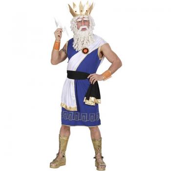 Widmann Disfraz de Dios Zeus con Corona para hombre