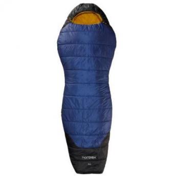 Saco de dormir NORDISK Puk -2° Curve XL (Azul Verdadero/Amarillo Mostaza/Negro)