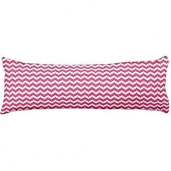Funda de almohada lumbar Chevron Zigzag Pattern - Funda de cojín, diseño de cuerpo de rayas de Wingtip 20 x 54 pulgadas