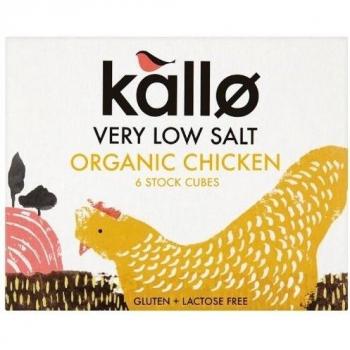 Kallo Foods Organic Chicken Stock Cube 51 g