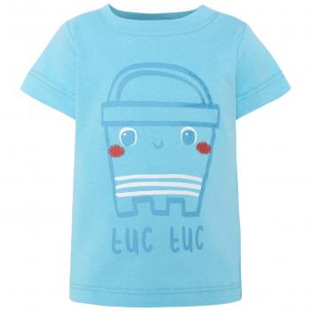 Tuc Tuc Camiseta Punto Azul Turquesa NIÑO BÁSICOS S19, Niños, 11, 6 años