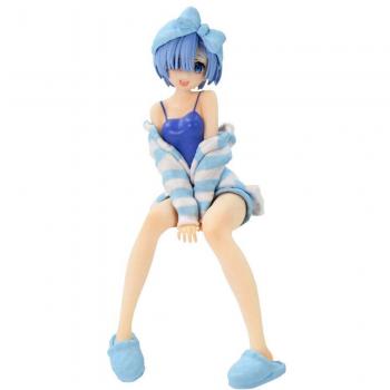 Re:Zero Rem Room Wear PVC Noodle Stopper Figure 14 cm