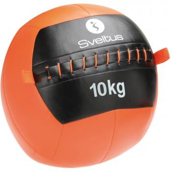 Sveltus 10kg Wall Ball - 35cm Diameter, Orange
