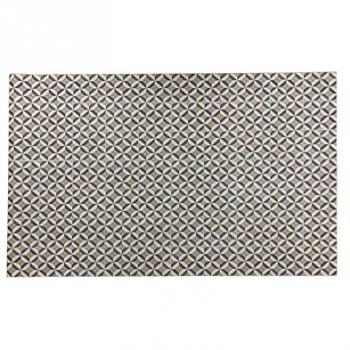 Alfombra Vinilo Hidráulica Geométrica Vintage Beige, Gris y Salmón - TADI & IMPERIO 1979 - 200x300 cm