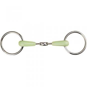 PFIFF - Bocado para Caballos de hípica, tamaño 14,5 cm, Color Blanco