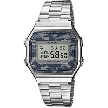 Casio Reloj Analógico para Unisex de Digital con Correa en Cuero A168WEC-1EF