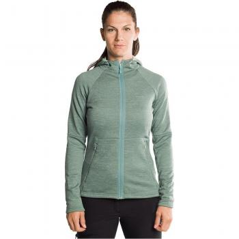 Chaqueta de mujer Trangoworld Libar verde oscuro con capucha, talla M