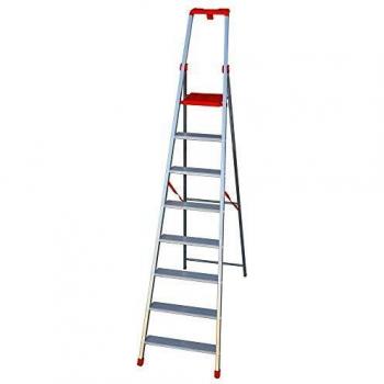 Escalera Facal Scala Piu Su de Aluminio Profesional con 8 Peldaños y Diseño Plegable