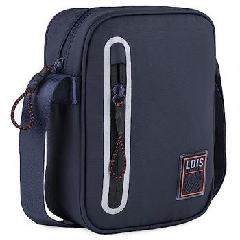 Bandolera Ajustable para Hombre Lois de Lona Marino - Bolso Pequeño Casual 309219