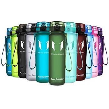 Super Sparrow Botella de Agua Deportiva -350ml & 500ml & 1000ml - Sin BPA