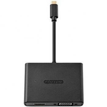 Adaptador 2 en 1 USB-C a HDMI/VGA Sitecom CN-363