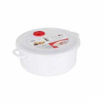Fiambrera con Tapa para Microondas 3 L - Set de 12 Unidades (28 x 23 x 10 cm)