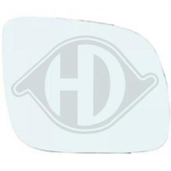 Cristal de espejo retrovisor exterior DIEDERICHS 2245026