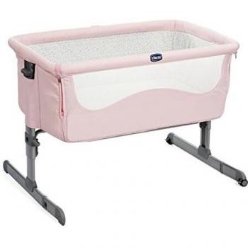 Chicco Next2me - Cuna de colecho con anclaje a cama y 6 alturas, color rosa