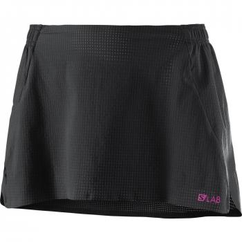 SALOMON S-Lab Light 4 W Falda, Mujer, Negro