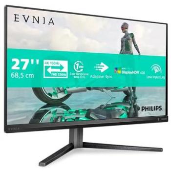 Philips Evnia 27M2N3800A/00 27 Ultra HD 4K Gaming Monitor, 160Hz, 0.5ms MPRT, HDR400, Adaptive Sync with Built-in Speakers